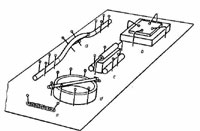 Vast zetten van soldeer werkstukjes met naalden